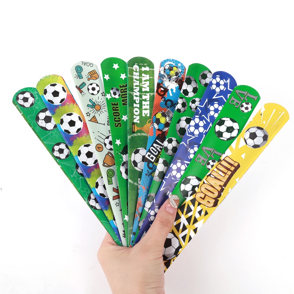 5pcs Gelang Slap Band Tema Piala Dunia Untuk Anak Laki-Laki