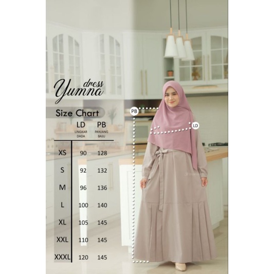 Yumna Series by Shaliha Looks - Gamis Dress Muslimah Syari