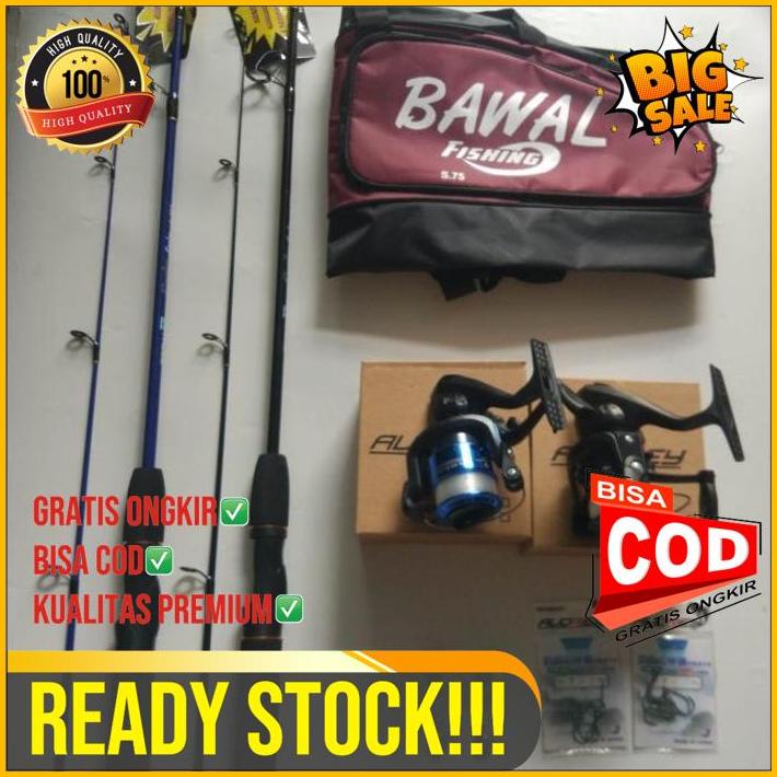 Paket 2 Set Pancing Joran 135Cm