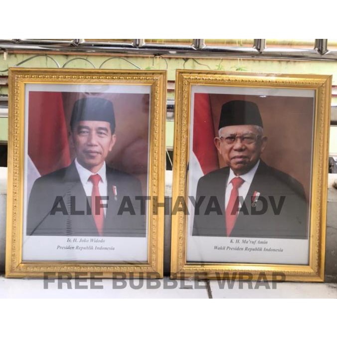 

Foto Presiden dan Wakil Presiden 30 x 40