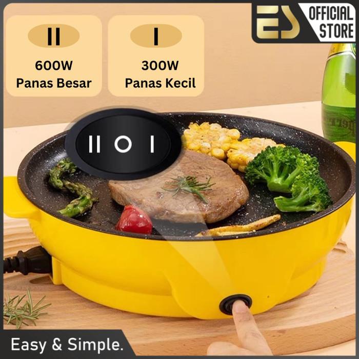 ES Wajan Elektrik BBQ Griller Listrik Serbaguna untuk BBQ & Menggoreng Best Seller