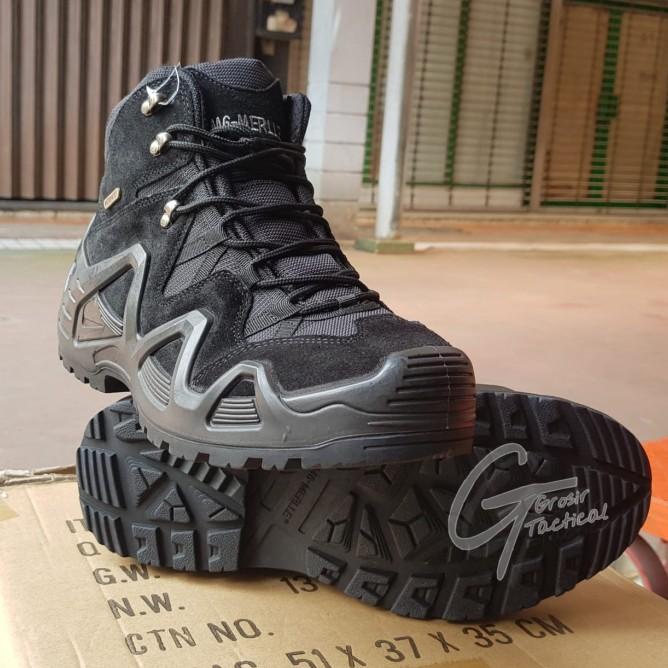 Sepatu Tactical M6 Merlle Hitam Impor/Spatu Bot