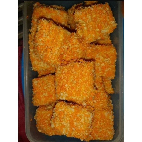 

Nugget ayam HOMEMADE dengan sayuran dan keju pilihan (bisa vacum)