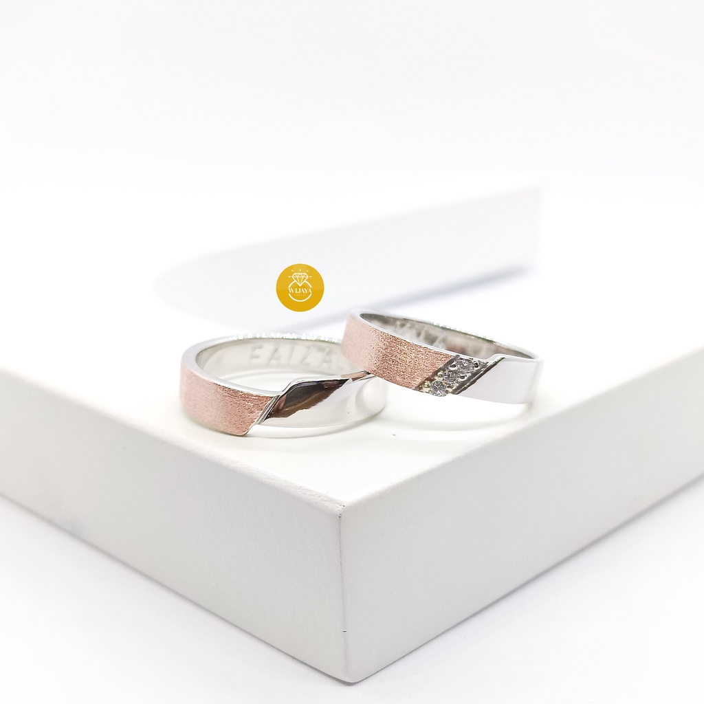 WEDDING RING CUSTOM BAHAN PERAK