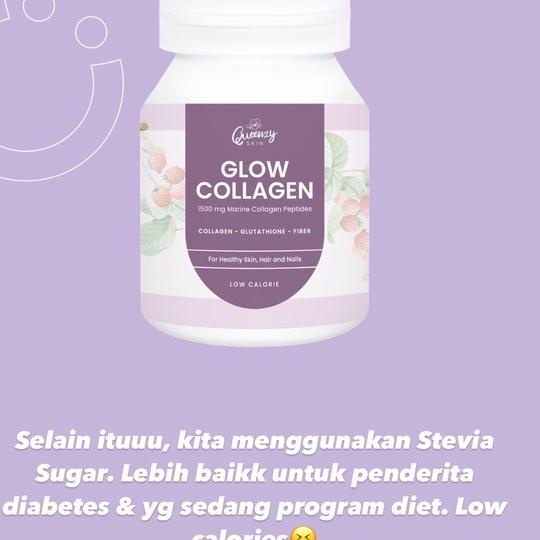 Murmer--READY STOCK SIAP KIRIM QUEENZY GLOW COLLAGEN MINUMAN COLLAGEN GLOW COLLAGEN QUEENZY MINUMAN 