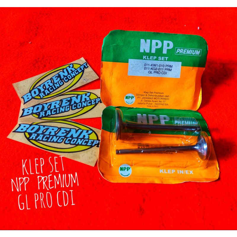 KLEP SET / PAYUNG KLEP HND GL PRO CDI SET IN EX - BOYRENK RACING