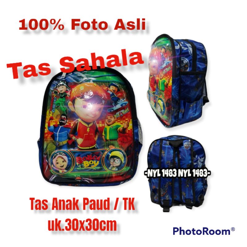 Tas Sahala Tas Ransel Sekolah Anak Laki - laki Paud TK Boboiboy Ultramen