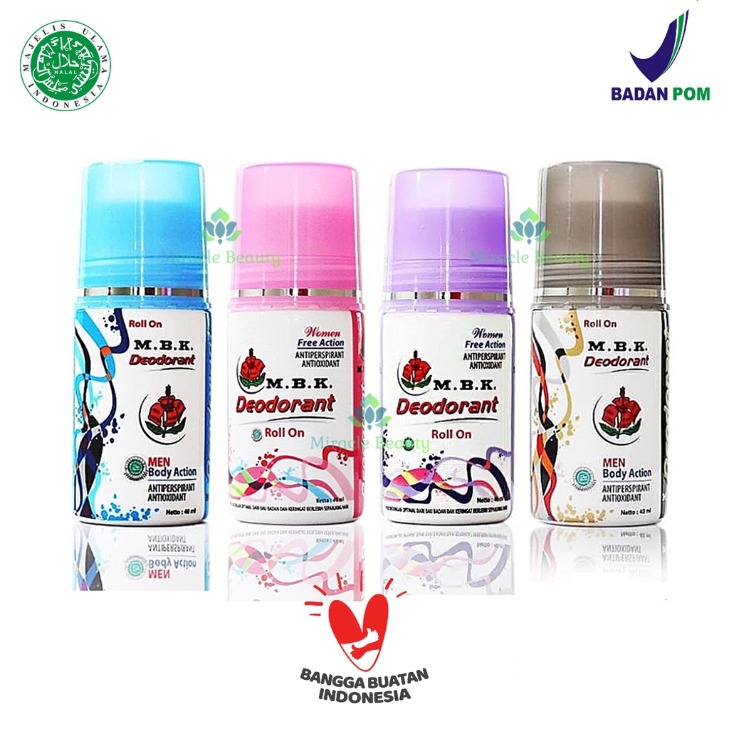 MBK Deodorant Roll On Pria dan Wanita 40ml