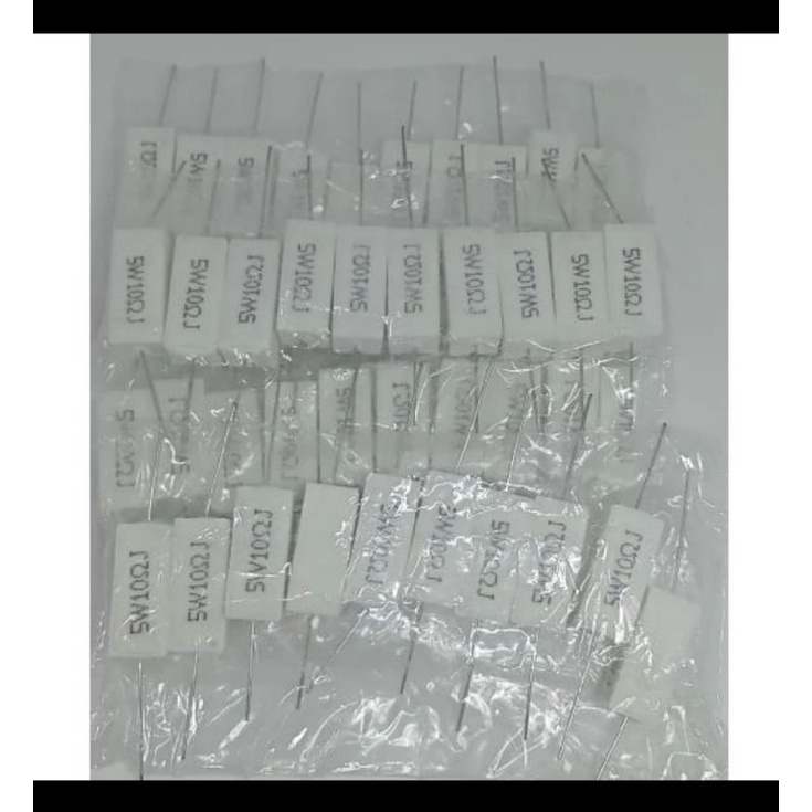 Resistor kapur 5watt 5 watt / Tahanan kapur / resistor 5 watt R 5w R kapur