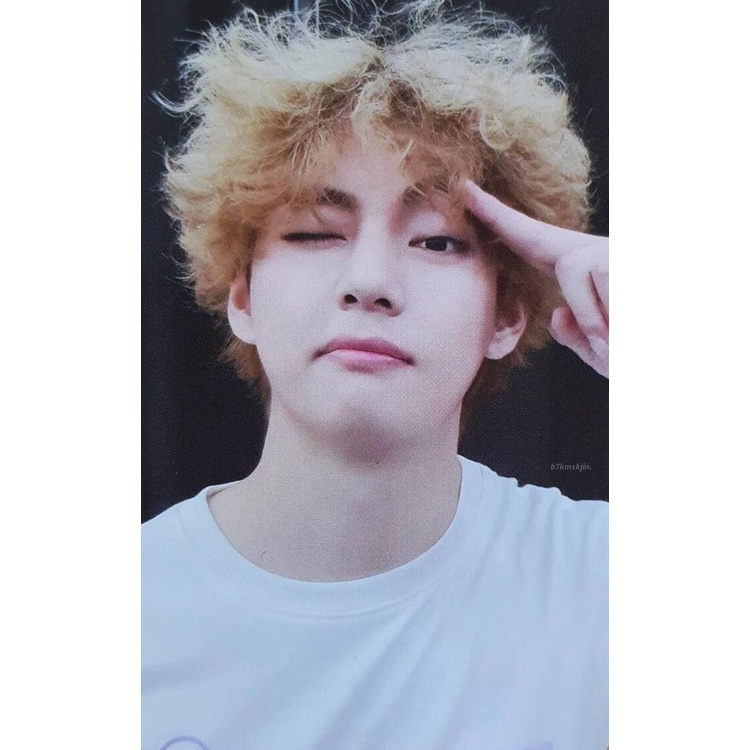 pc photocard kim taehyung v muster sowozoo sowoozoo tae kibo