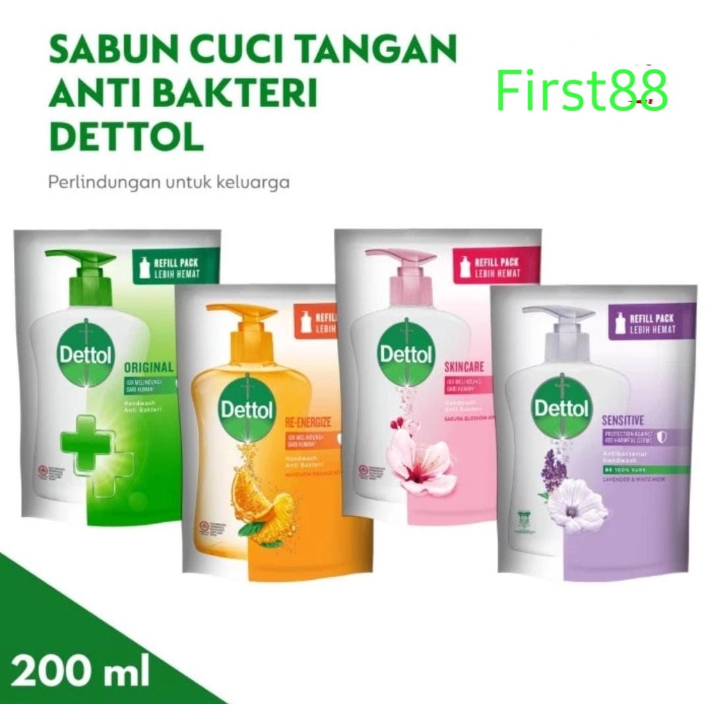 Dettol Sabun Cuci Tangan Handwash Refill 200ml