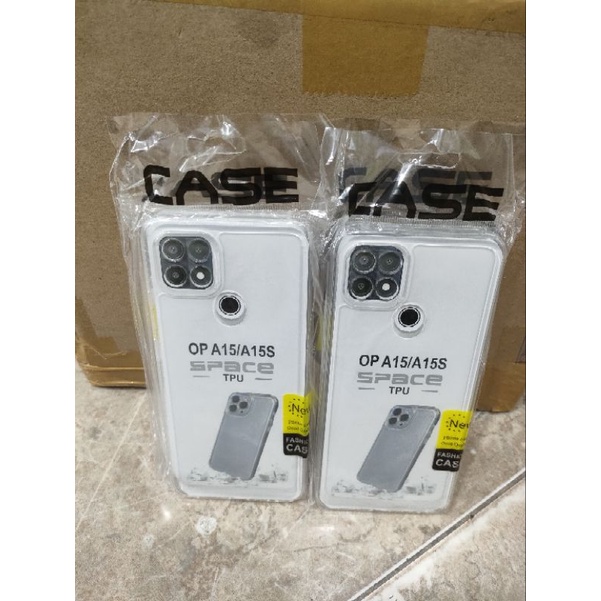 Softcase Oppo A15 A15S silikon Casing Selicon Case Bening Transparan Terasfaran Pelindung Pro Camera