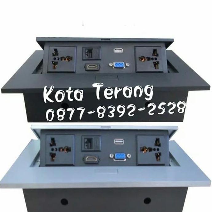 Table Top Power Socket / Stop kontak Meja / Kantor ready shipping
