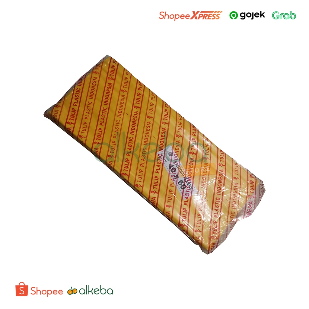 Trash Bag Kuning 40 x 60 cm Tulip Kantong Plastik Sampah Medis isi 66 Lembar