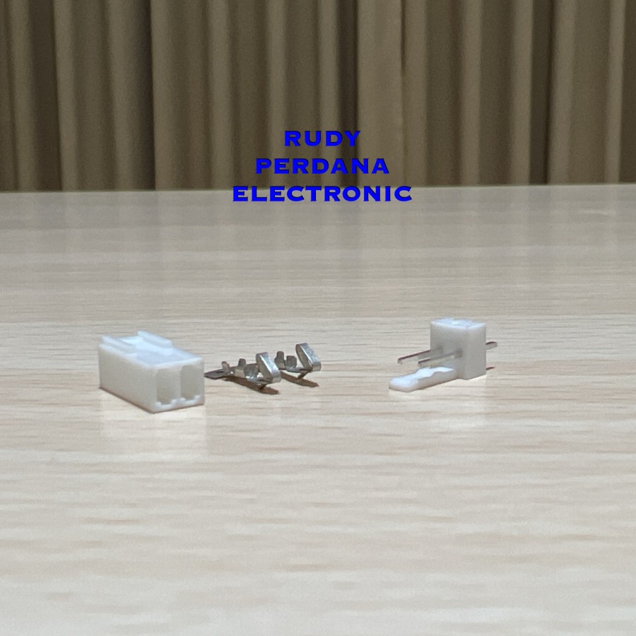 KONEKTOR CONNECTOR TERMINAL MOLEX 2510 2.54MM 2P 2 PIN KAKI