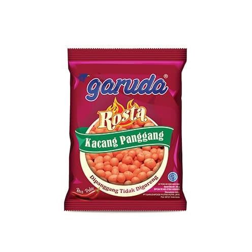 

Garuda Rosta kacang panggang Rasa Pedas 11 gram - 10 pcs