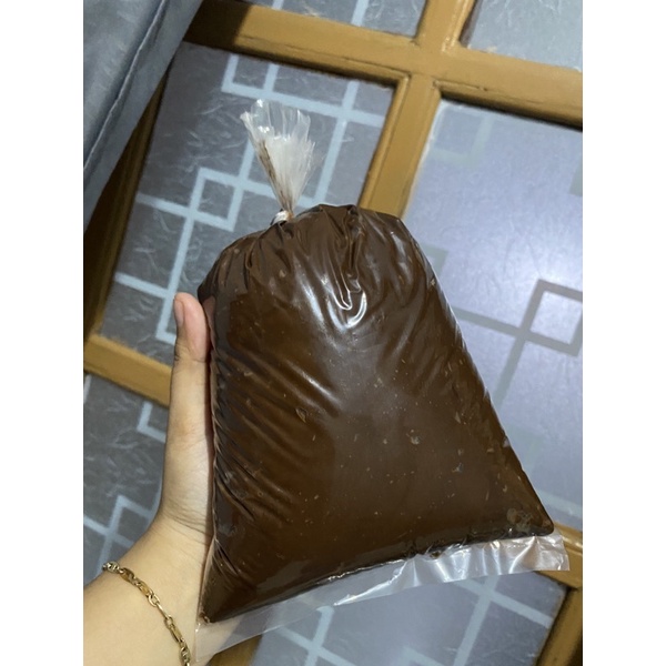 

COKLAT PREMIUM FILLING HITAM, DARK CHOCO, FILLING, ISIAN, KENTAL, DARK CHOCO, LEMBUT.