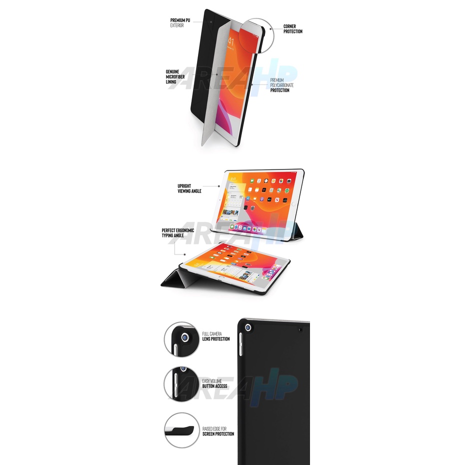 Smart Folio Flip Origami Leather TPU Case Casing Cover iPad 5,6 9.7 2017 2018