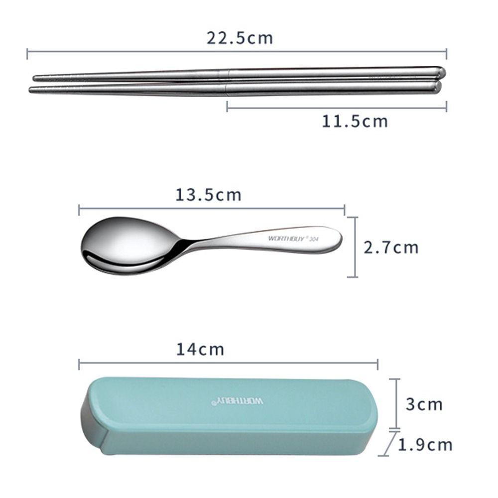 Preva Cutlery Set Pocket Portable Removable Sumpit Sendok Kit Peralatan Makan