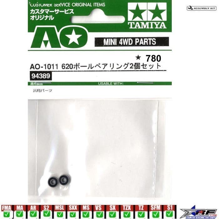 Flash Sale Tamiya 94389 Ao-1011 620 Ball Bearing / Bearing Ao 620 Terlaris