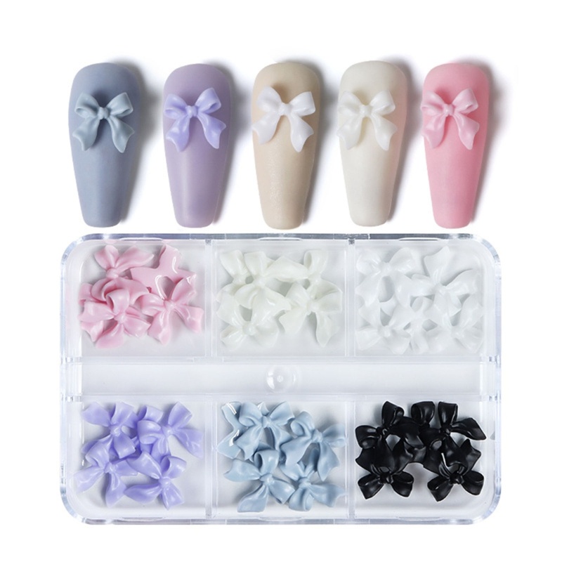 Zzz Hiasan Kuku DIY Bentuk Pita Untuk Nail Art