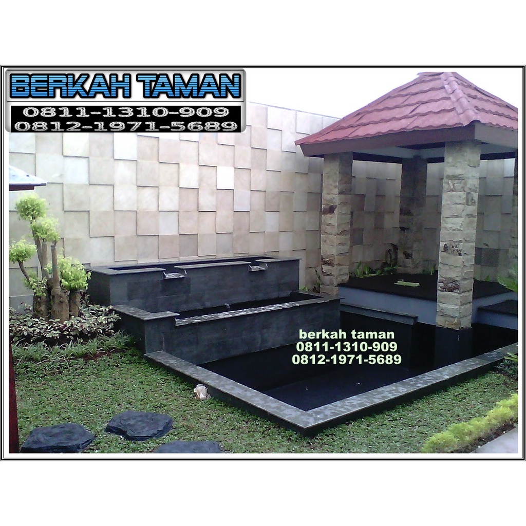 pergola kolam koi dan taman