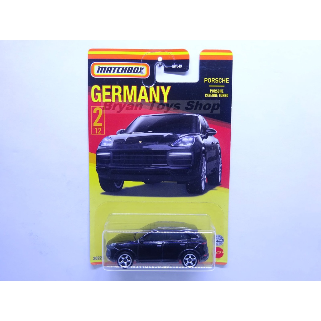 Matchbox Germany Porsche Cayenne Turbo Hitam