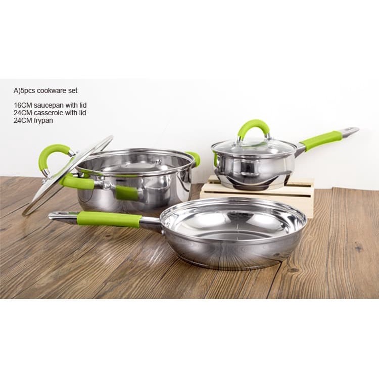 Panci Oxone OX-992 23Pcs Travel Cookware Set