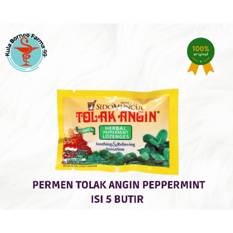 Permen Herbal Tolak Angin Peppermint