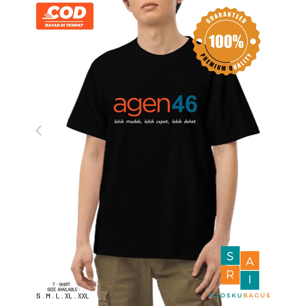 Kaos Agen BNI46 - Kaos Baju Distro Perusahaan Terbaru