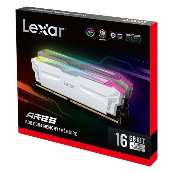 LEXAR ARES 16 GB DDR4 3600mhz I Ares 16GB (2X8GB)