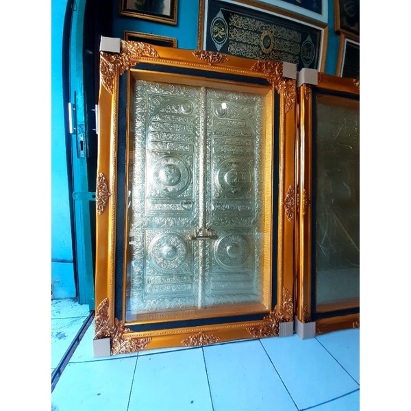 Kaligrafi kuningan / Kaligrafi pintu kabah / wall decor kaligrafi kunininganq