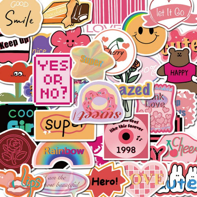 

STIKER PACK LOVE STYLE 260075- STIKER AESTHETIC KEREN IMUT LAPTOP, AKSESORIS HP, ANTI AIR, MOTIF, HELM, TUMBLER, KOPER, KULKAS