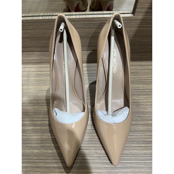 ICY WONG HEELS NUDE size 39 (NEVER BEEN USED)