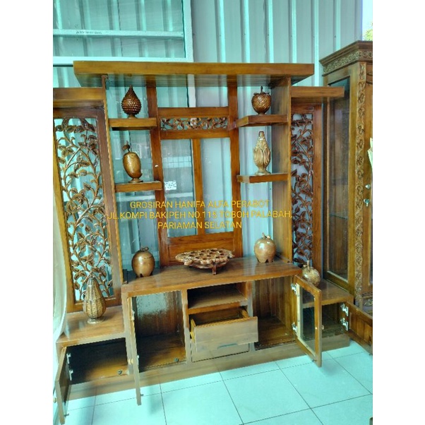 PARTISI JATI PEMBATAS RUANGAN 2M UKIR