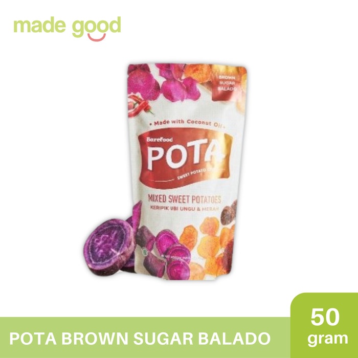 

Barefood Pota Healthy Mixed Sweet Potato Chips 50gr