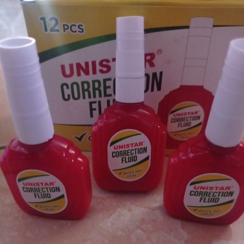 

TiipEx cair botol per pcs UNISTAR CORRECTION FLUID