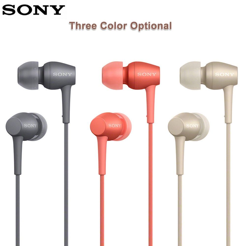 Sony IER-H500A Headset Earphone Kabel 3.5mm Dengan Mic + Fitur Noise Reduction