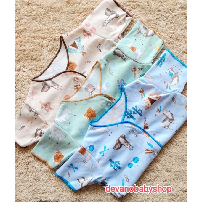 6PCS BAJU BAYI LENGAN PENDEK FULL PRINT JAY JAY-BAJU BAYI LENGAN PENDEK HALUS