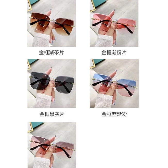 Rowling(ka-271)Sunglasses  Kacamata Hitam Kotak No frame Women Sunglasses Titanium New Arrival Import Kacamata Fashion