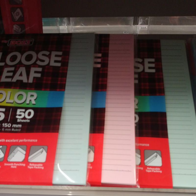 

LOOSE LEAF , ISI BINDER A5 WARNA