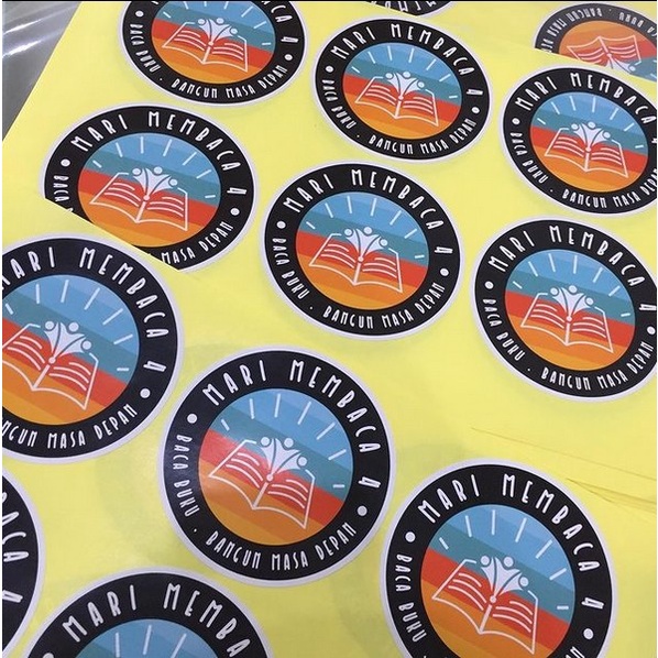 

Cetak Sticker Label Kemasan / Stiker Label Kemasan Makanan FREE CUTTING Ukuran Kertas A3