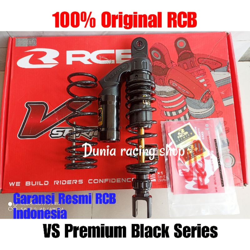 Shock RCB VS Premium Black Vario 125 Vario 150 Beat Deluxe Scoopy new Beat street Beat POP Beat fi Vario 110 Spacy Mio M3 Fino 125 Xeon Mio Soul GT X ride Mio z Mio S Freego Mio j Original RCB