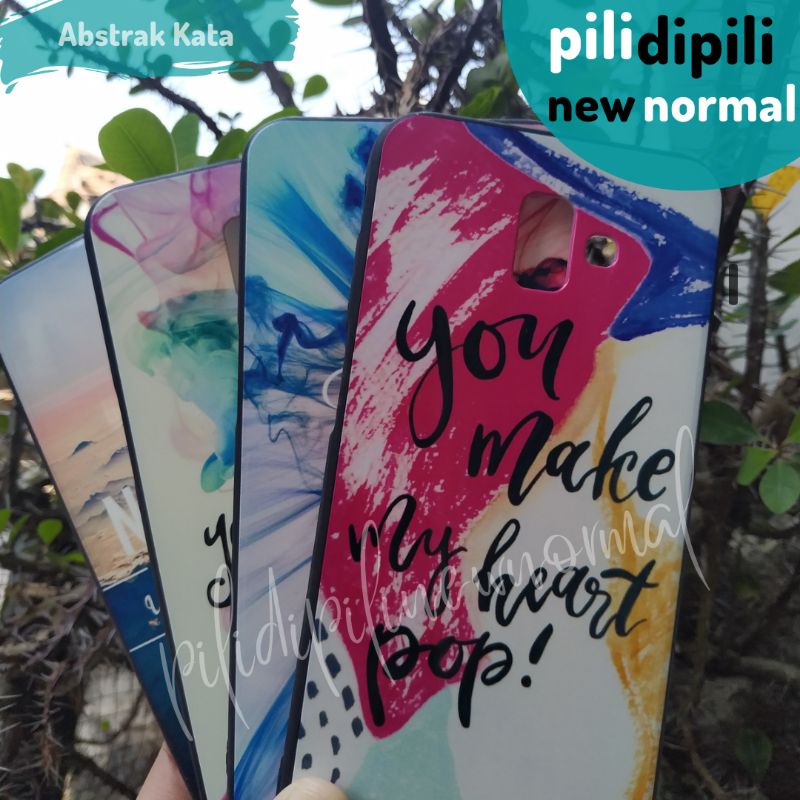 Case Abstrak Kata For Samsung A6 2018 / A6+ 2018 / J6+ / J7 Duo