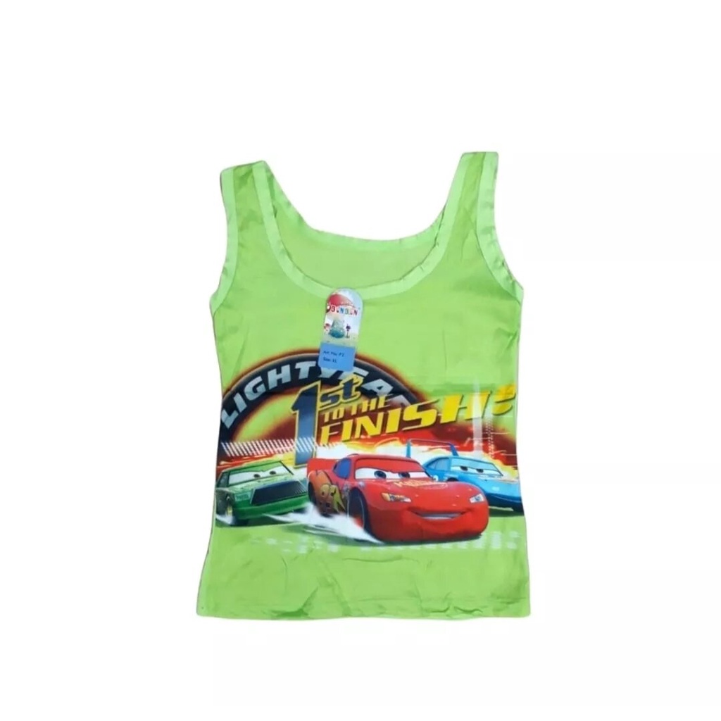 1 PCS SINGLET ANAK COWOK LAKI LAKI 3D KATUN SPANDEX PREMIUM SINGLET