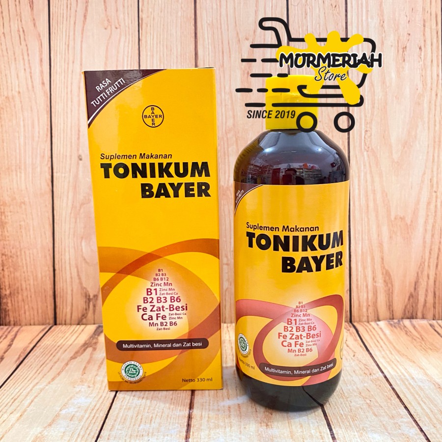 Jual TONIKUM BAYER Botol 330 Ml-Multivitamin,Mineral & Zat Besi ...