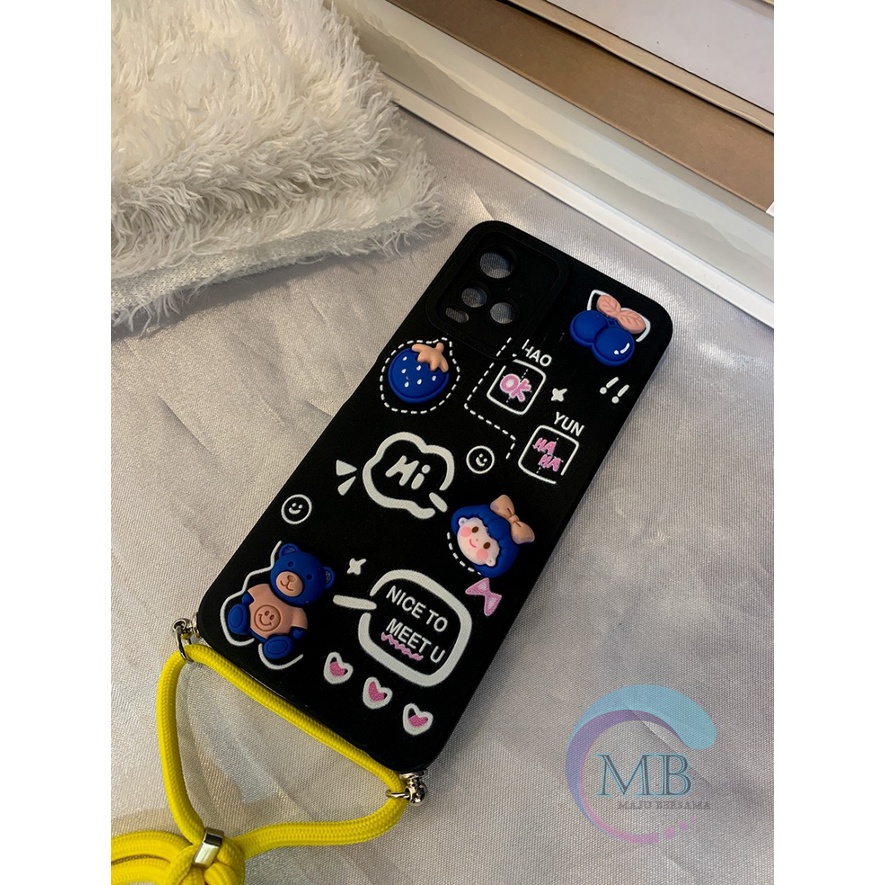 SS312 SOFTCASE SLINGCASE 3D KARAKTER VIVO Y16 MB3803