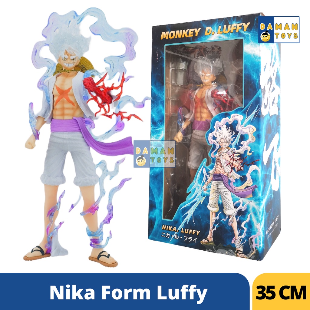 Figure Anime Luffy Nika One Piece Joy Boy Sun God Nika Gear 5 Mainan Action Figur