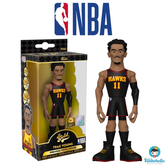 Funko Gold NBA Basketball Atlanta Hawks - Trae Young Alternate [CHASE]