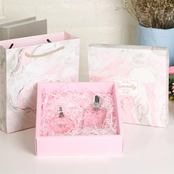 

Murah Terkeren (GB65) Kotak Gift Box Marble Dengan Paperbag